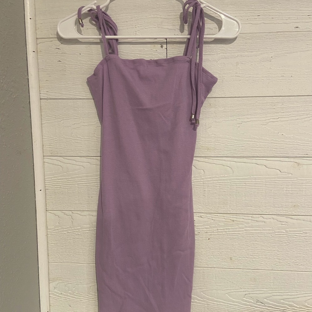 Lilac Bodycon Dress